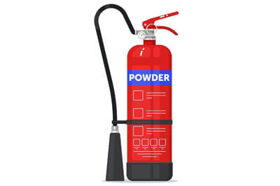 dry chemical powder extinguisher